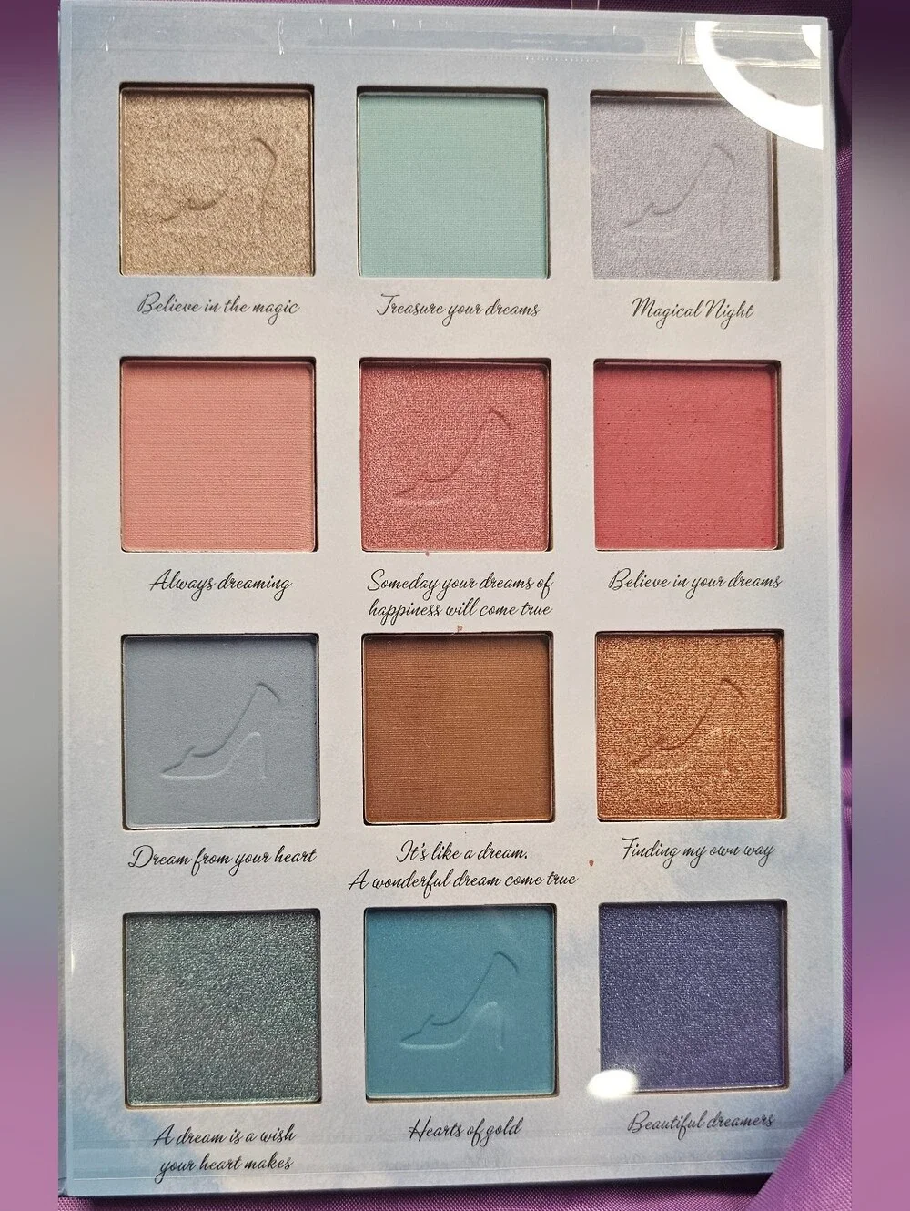 Disney Princess Cinderella Eyeshadow Palette - Blue & White